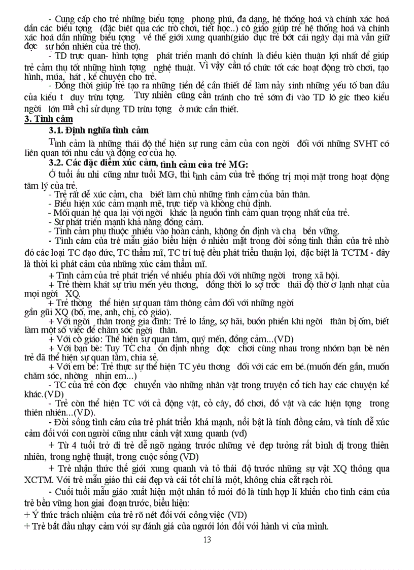 image for page Đề cương Tâm lý trẻ em ĐH mầm non