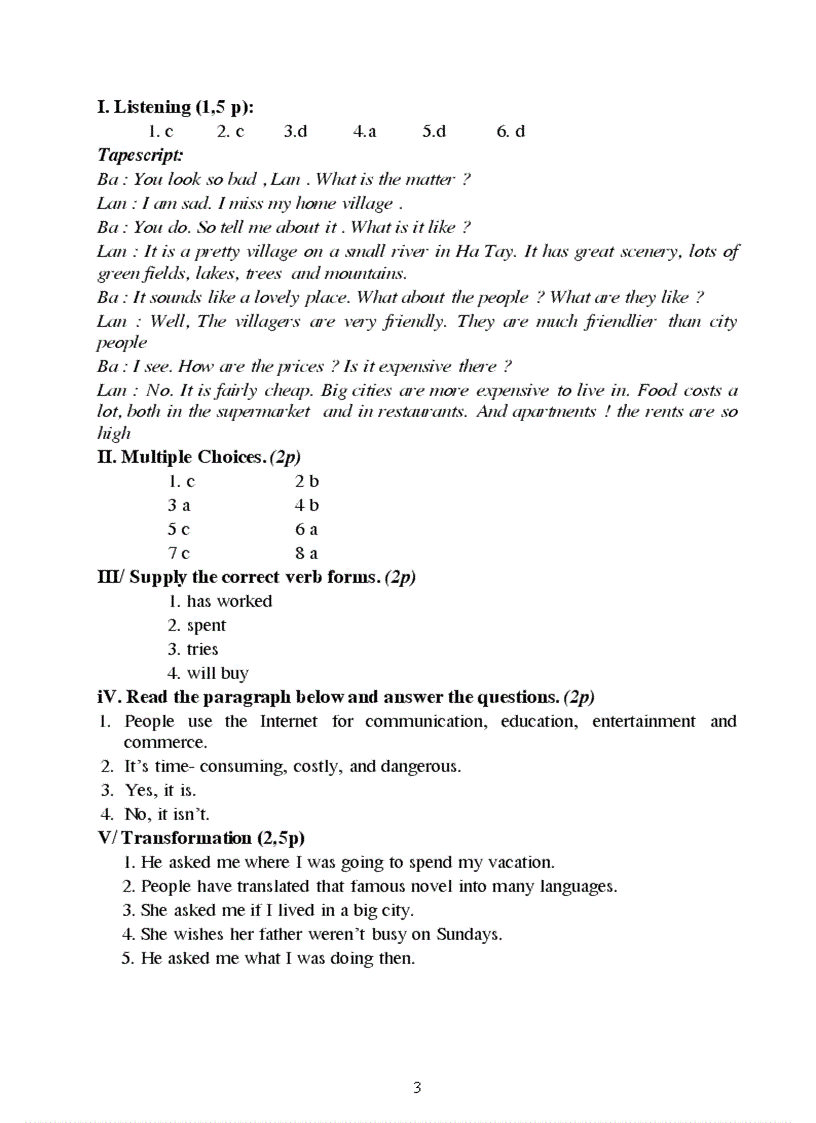 image for page De dap an KT hoc ki 1 Anh8 2008