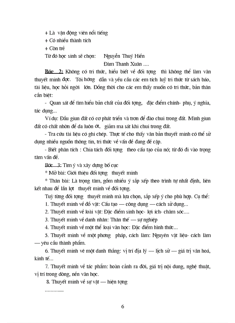 image for page Để dạy học tốt văn thuyết minh lớp 8