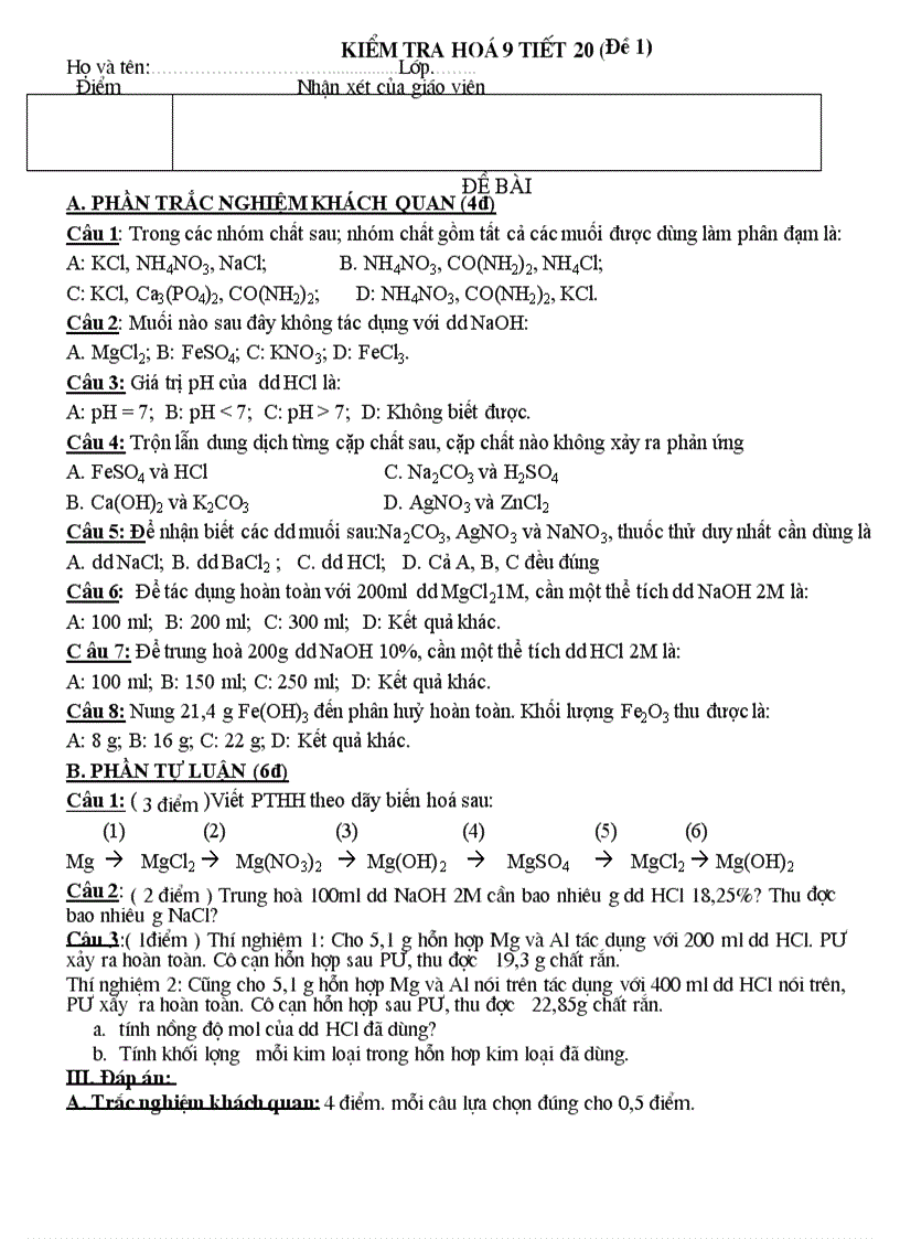 image for page Đề hóa 9 3