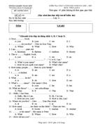 De khao sat dau nam Đ1