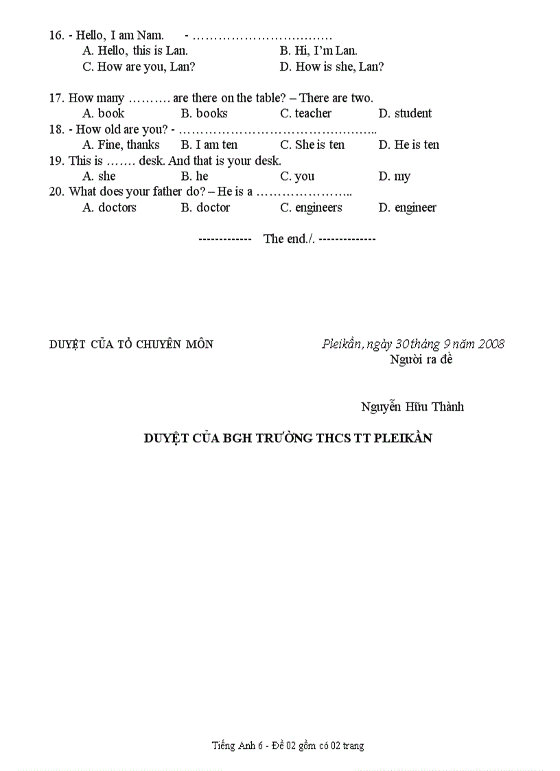 image for page De khao sat dau nam Đ2
