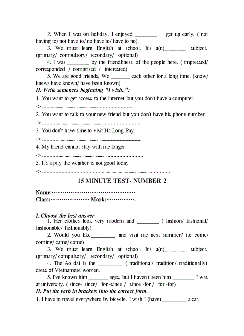 image for page De kiem tra 15 phut Anh 9