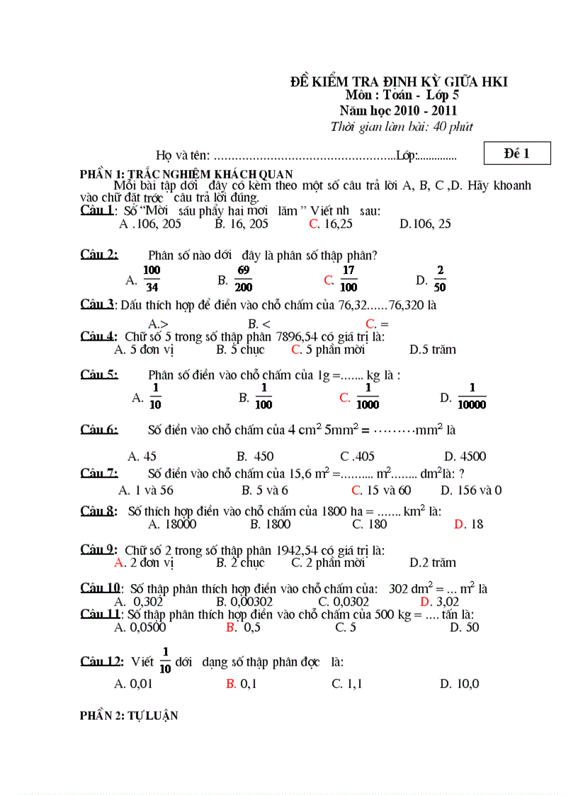 image for page De kiem tra dinh ky gki 10 11
