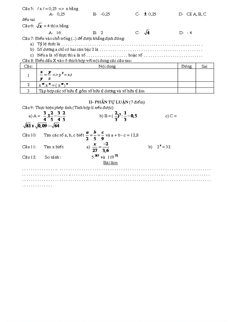 image for page De kiem tra HK I Toan7