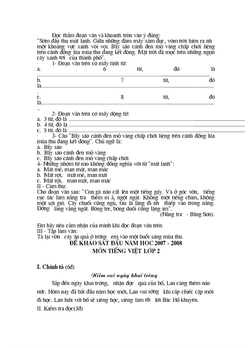 image for page Đề kiểm tra lớp 4