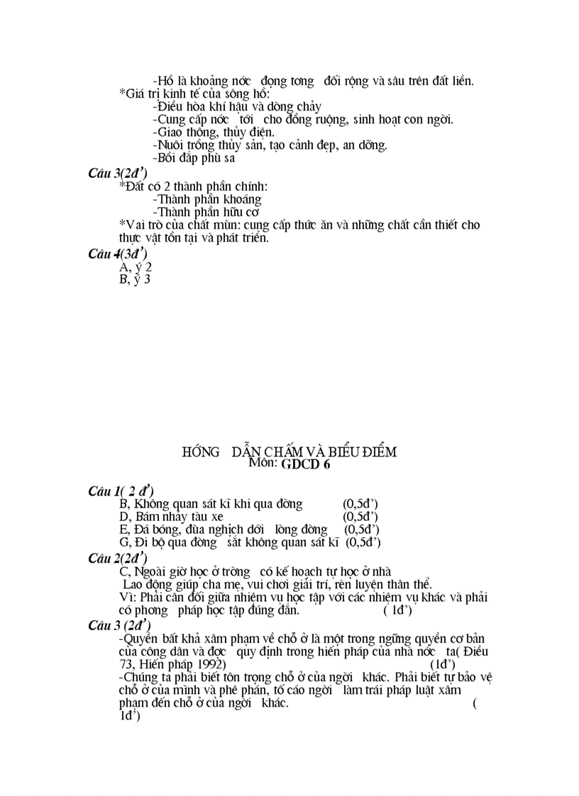 image for page Dề KTHK2 đáp án Thất Khê