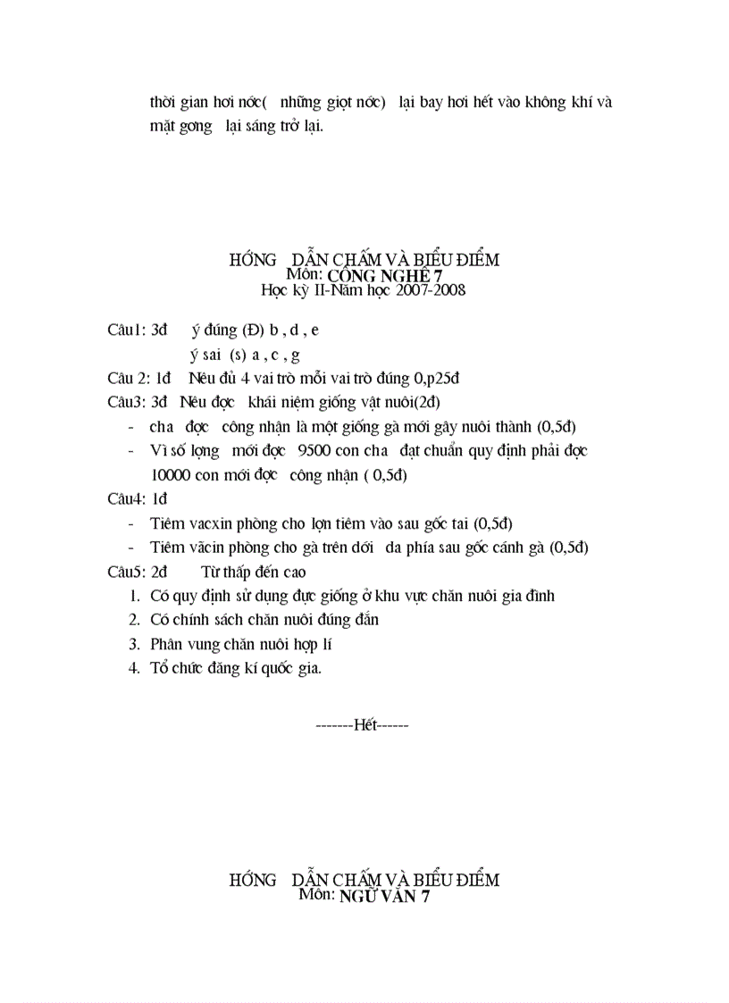 image for page Dề KTHK2 đáp án Thất Khê