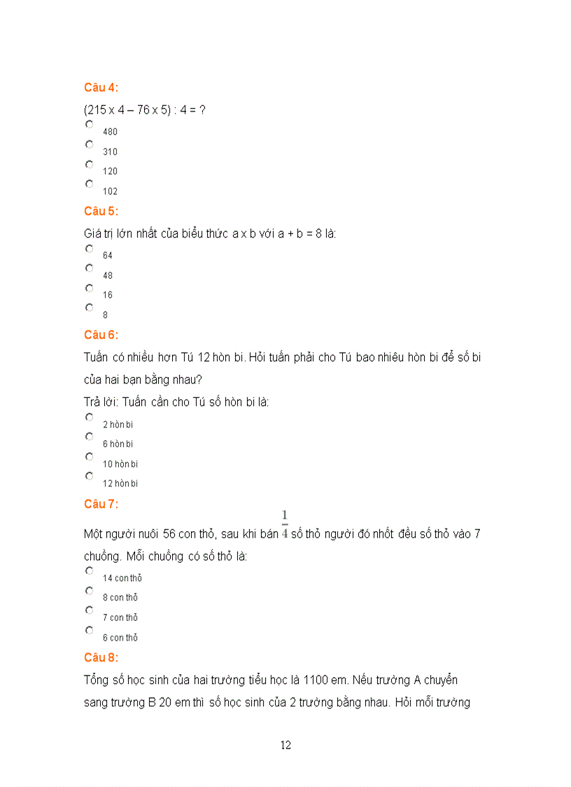 image for page Đề luyện Violympic 4 vong 15