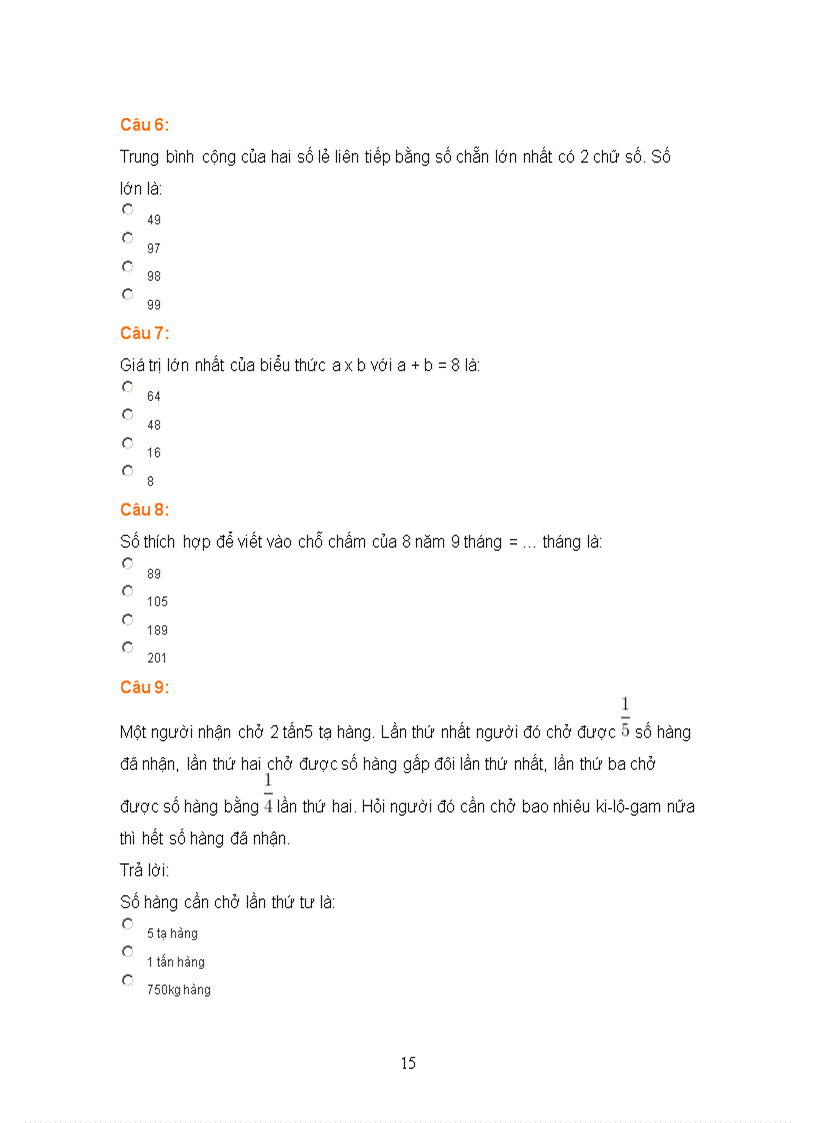 image for page Đề luyện Violympic 4 vong 15