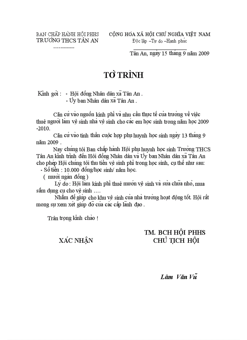 image for page Đề nghị của hội HPHS
