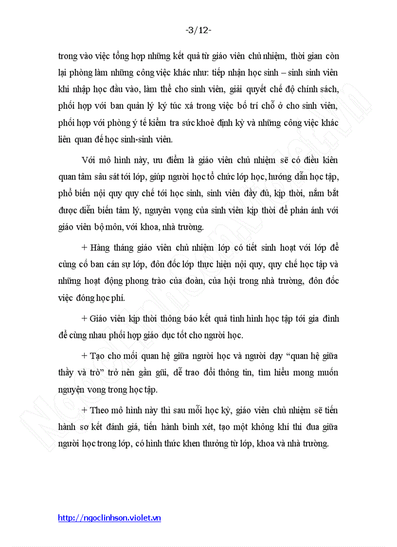 image for page Đề tài Đổi mới công tác giáo viên chủ nhiệm