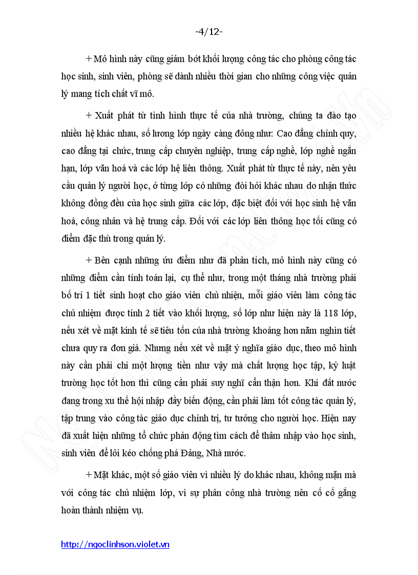 image for page Đề tài Đổi mới công tác giáo viên chủ nhiệm