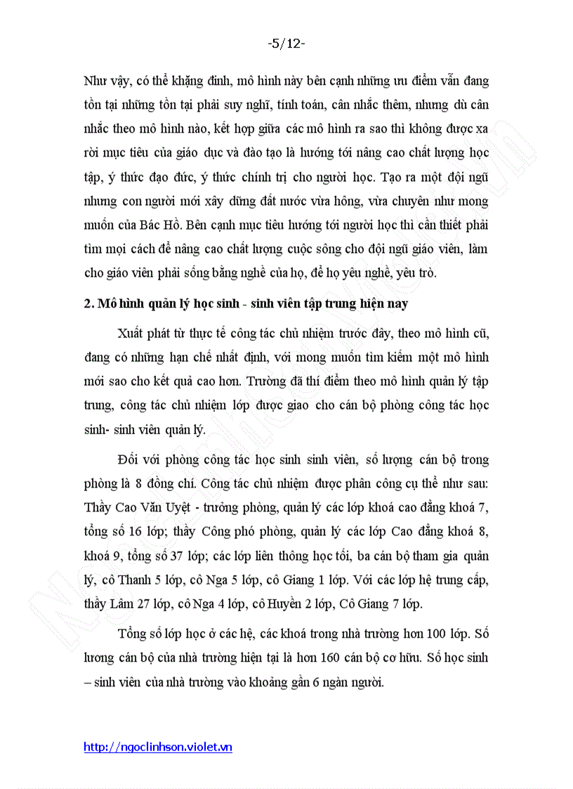 image for page Đề tài Đổi mới công tác giáo viên chủ nhiệm