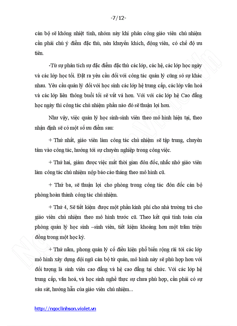 image for page Đề tài Đổi mới công tác giáo viên chủ nhiệm