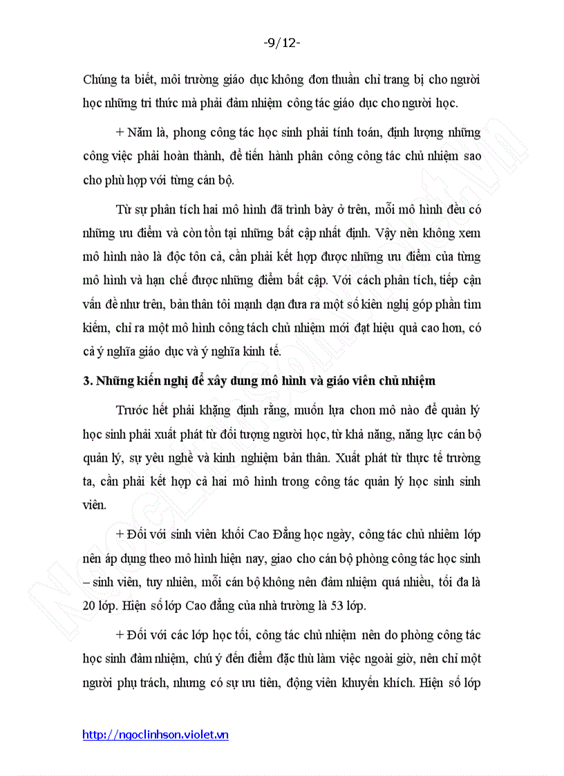 image for page Đề tài Đổi mới công tác giáo viên chủ nhiệm