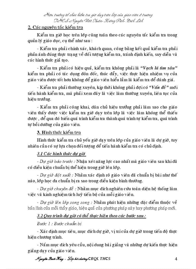 image for page Đề tài khóa học quản lý