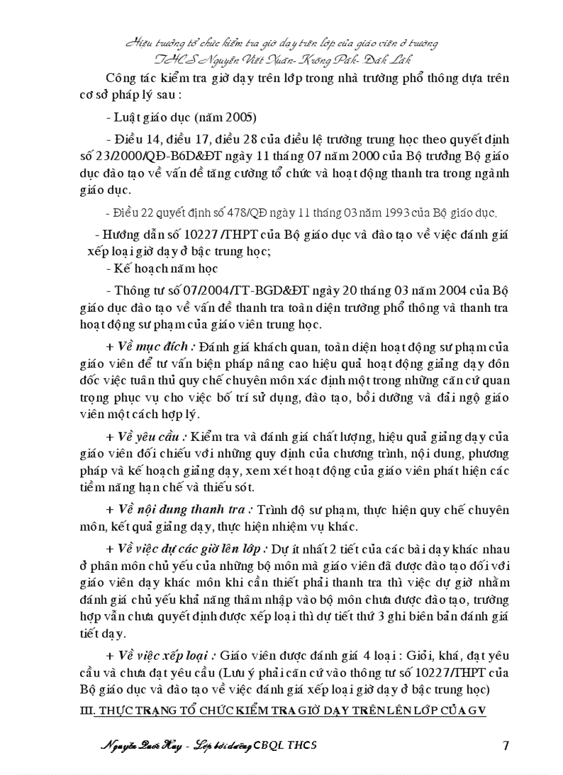 image for page Đề tài khóa học quản lý