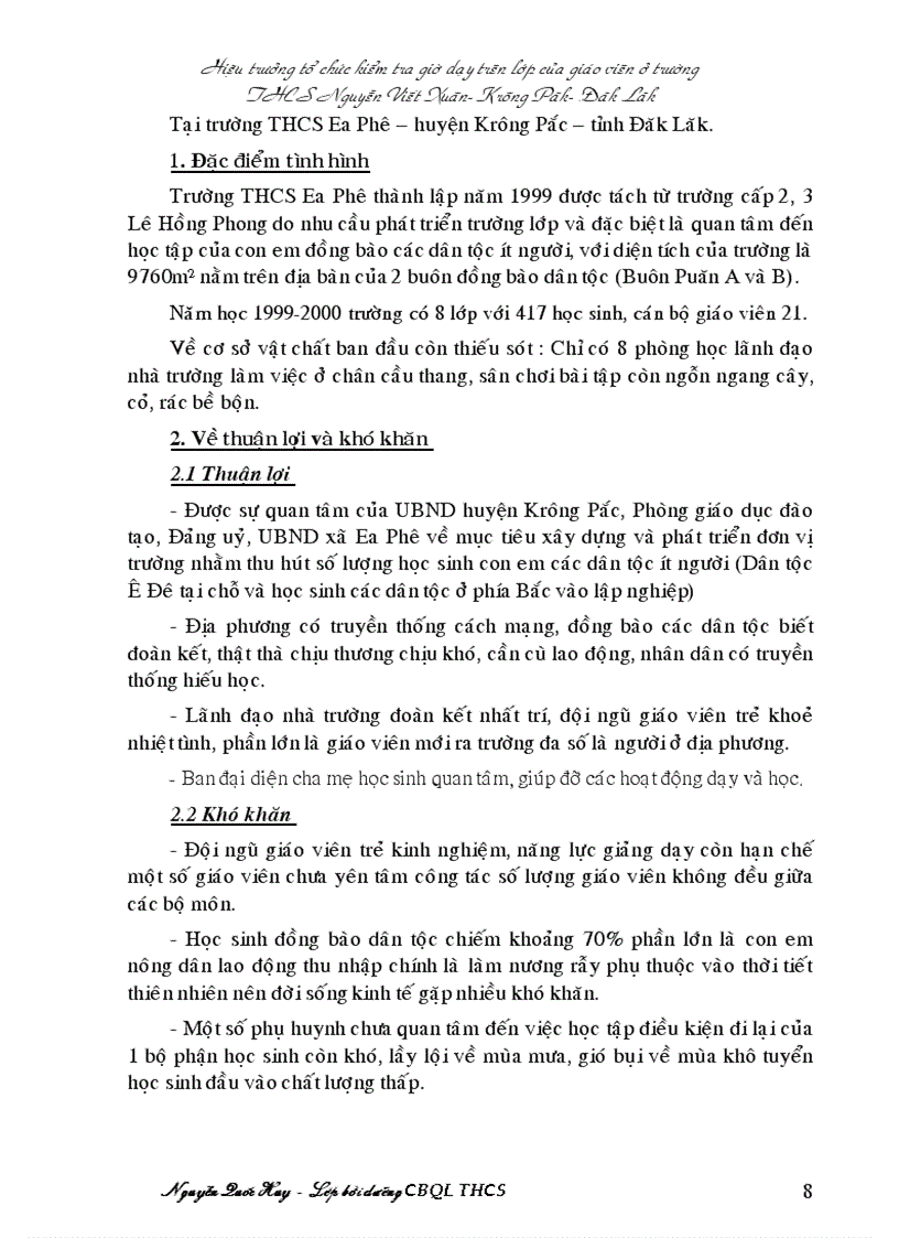 image for page Đề tài khóa học quản lý