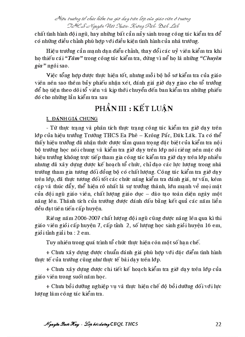image for page Đề tài khóa học quản lý