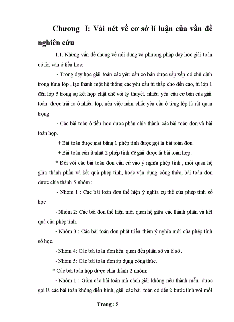 image for page Đề tài nghiên cứu Toán Lớp 1