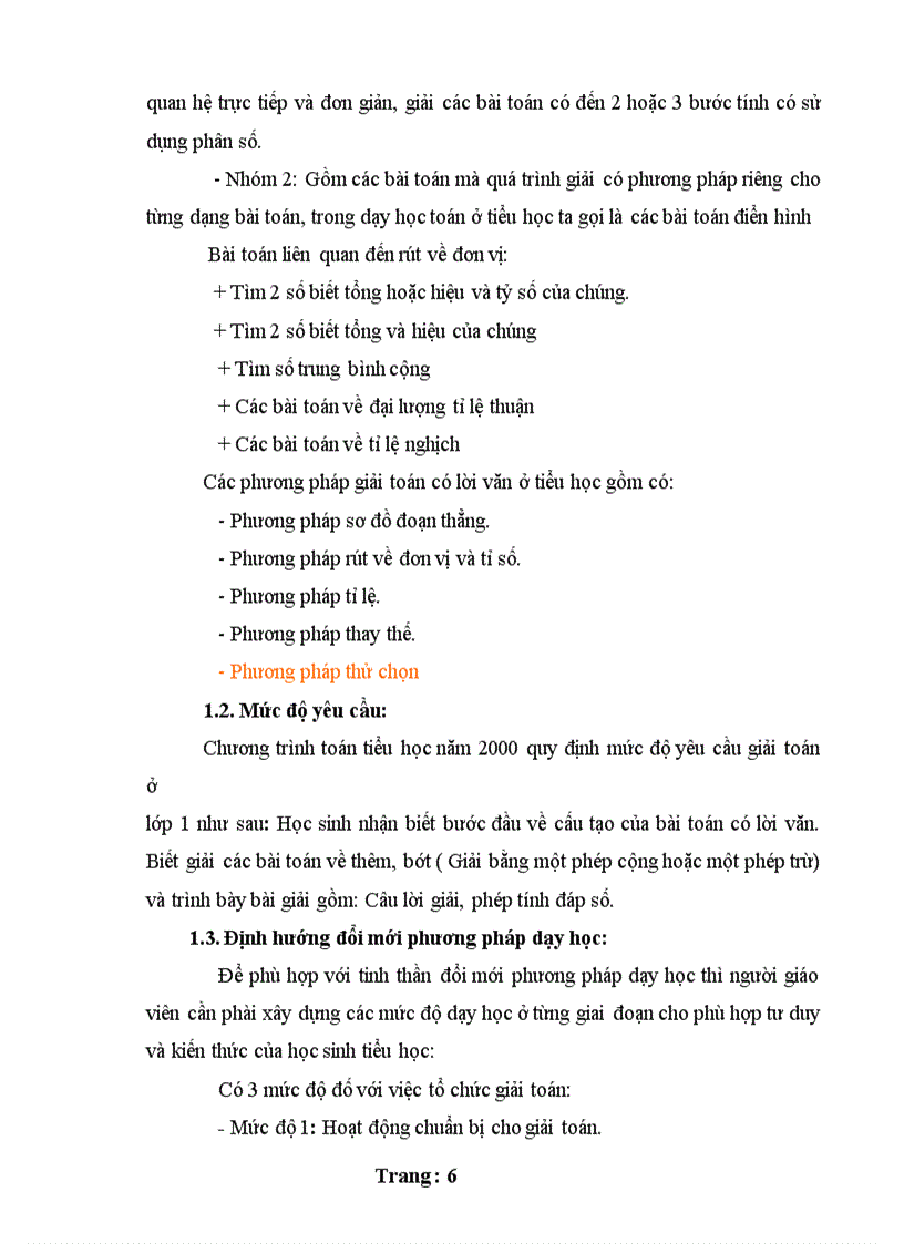 image for page Đề tài nghiên cứu Toán Lớp 1