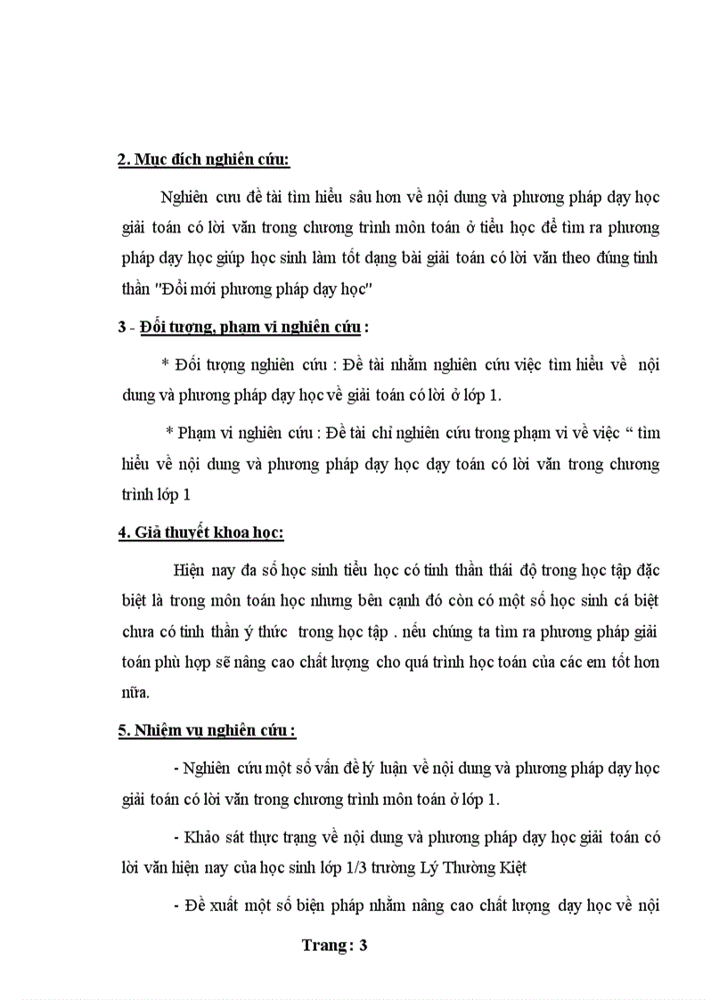 image for page Đề tài nghiên cứu Toán Lớp 3