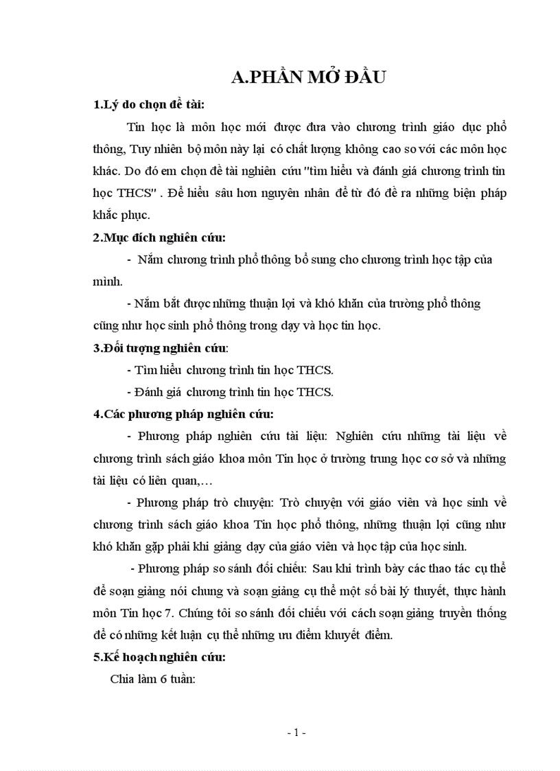 image for page Đề tài tin học THCS