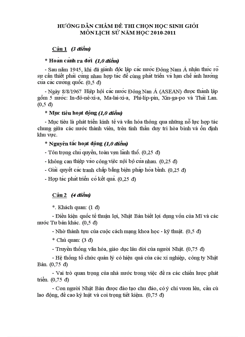 image for page Đề thi chọn HSG Lịch sử 9 năm 2010 2011