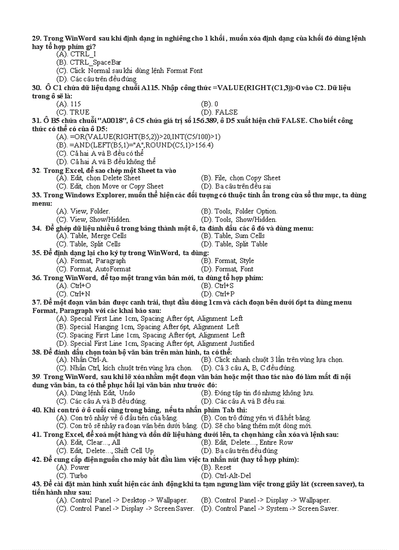 image for page De thi chứng chỉ A B tin học
