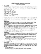 Đề thi chuyên hóa 08 QB