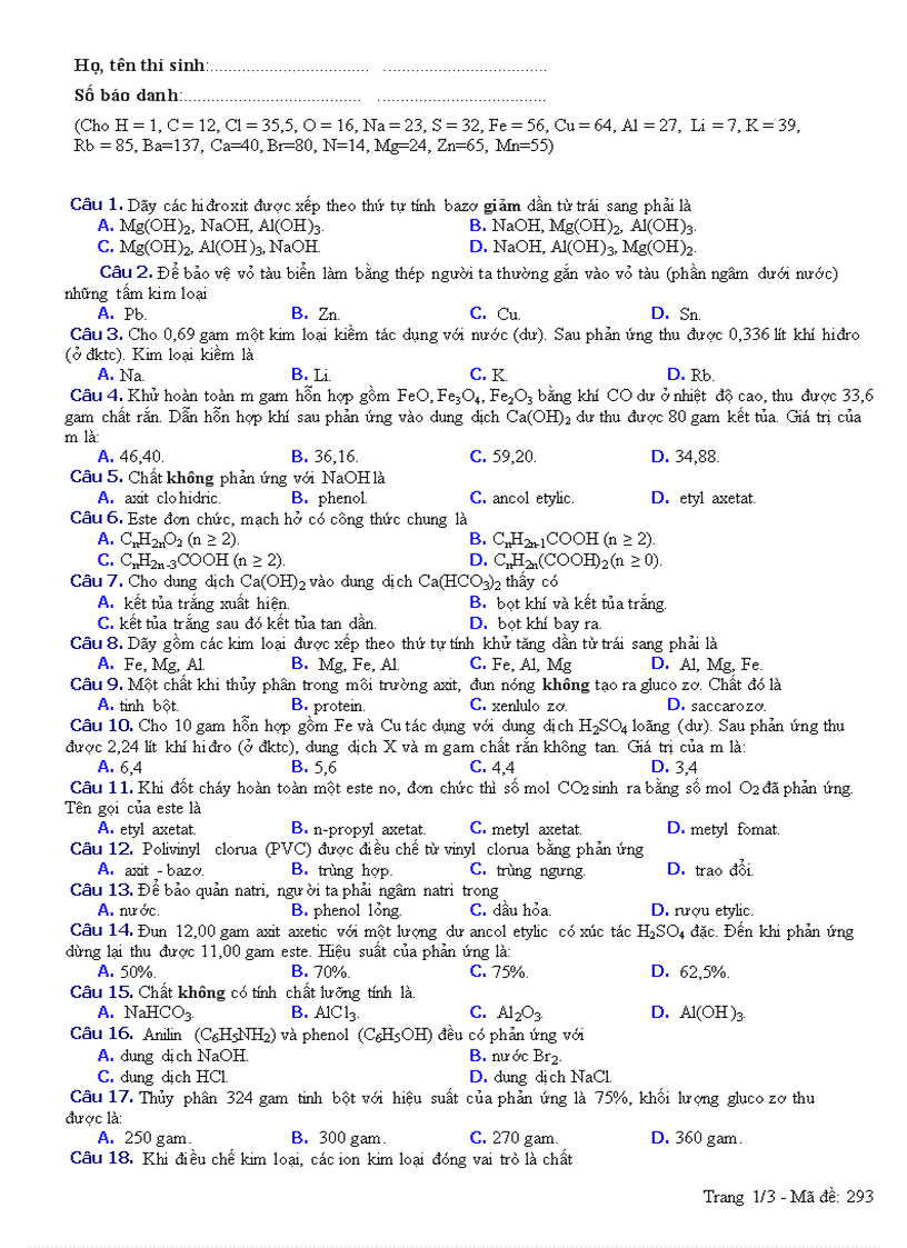 image for page Đề thi đại học rất cần cho mỗi thí sinh
