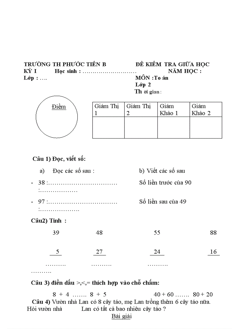 image for page Đề thi đáp án GHKI Tiểu học