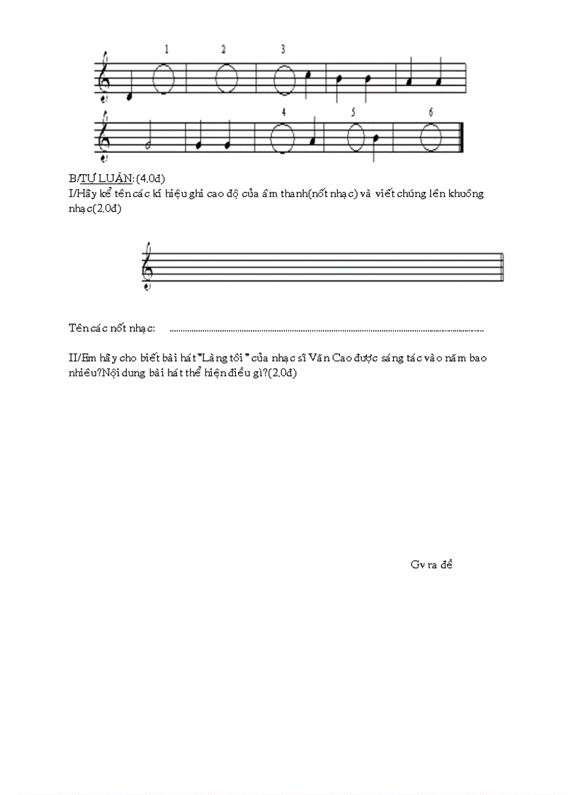 image for page Đề thi đáp án môn nhạc THCS