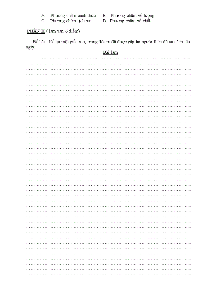 image for page Đề thi đáp án Ngữ văn lớp 9