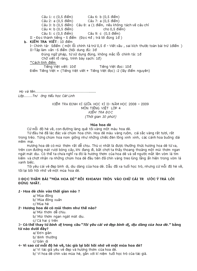 image for page Đề thi Giữa Học kỳ 2 2008 2009