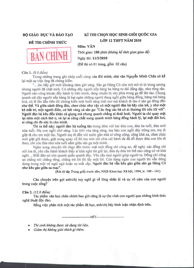 image for page Đề thi học sinh giỏi lớp 12 môn tin học