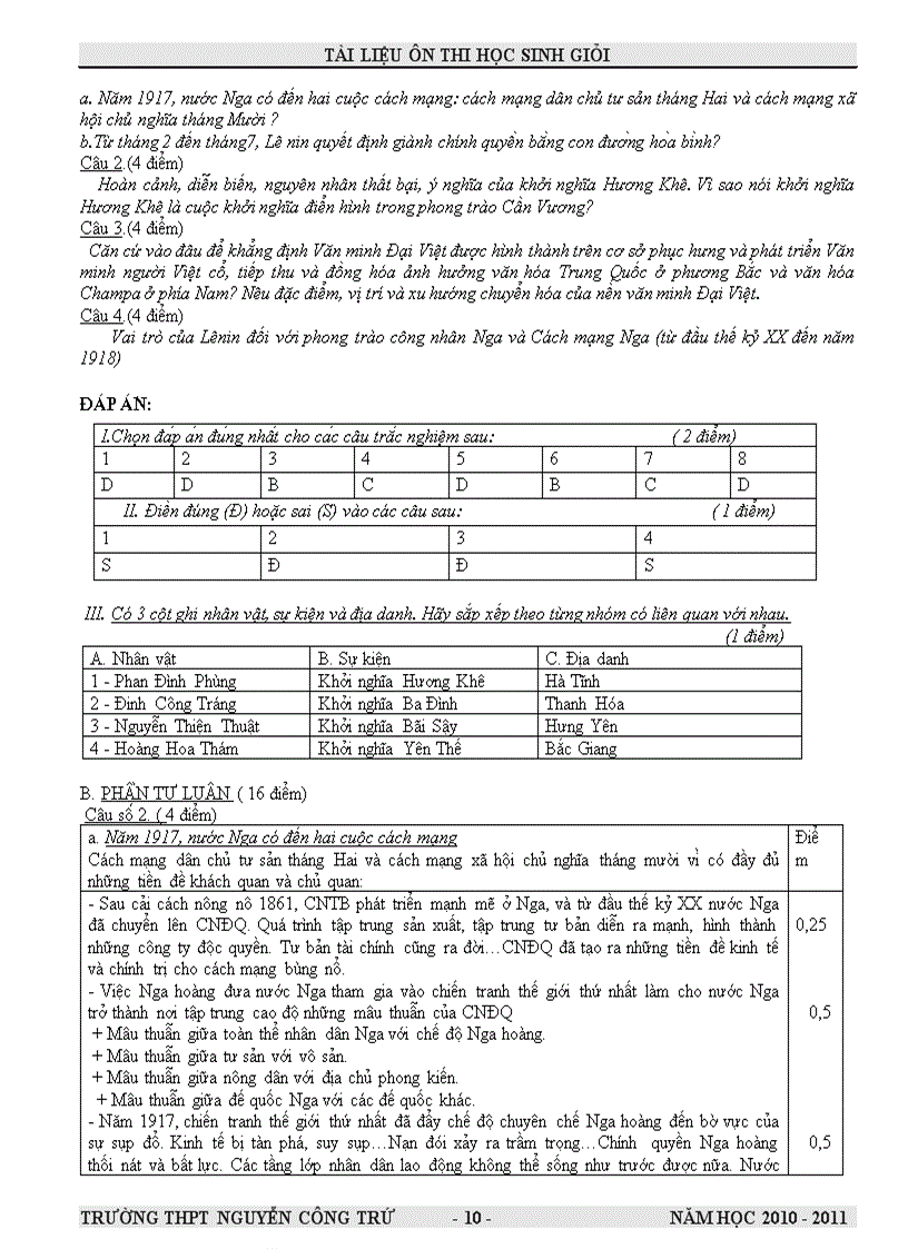 image for page Đề thi học sinh giỏi môn lịch sử