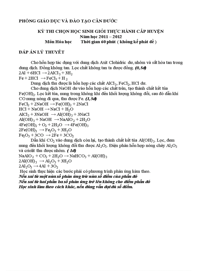 image for page Đề thi HSGTH lớp 9 cấp huyện môn Hóa