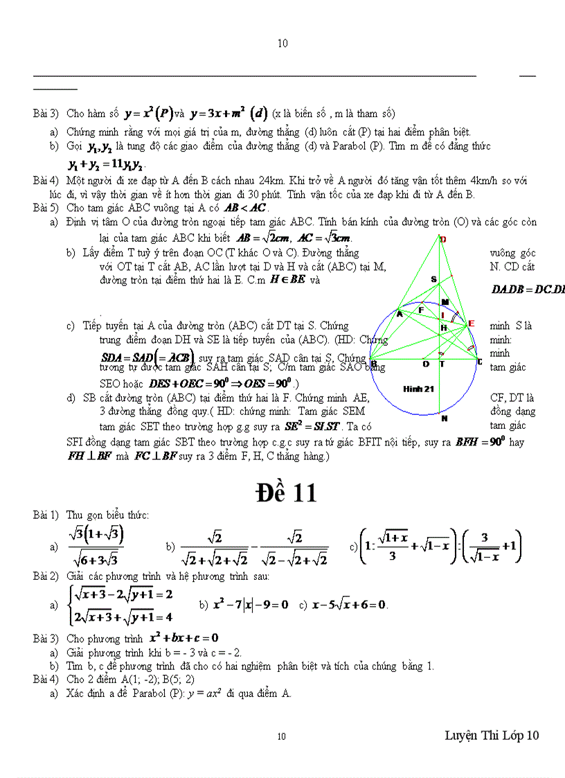 image for page Đề thi lớp 10