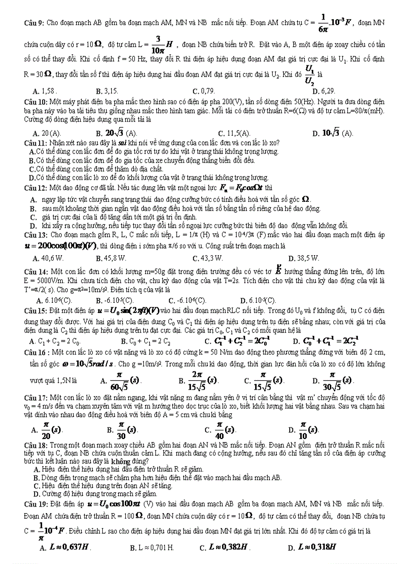 image for page De thi thu dai hoc vat ly 2011 2
