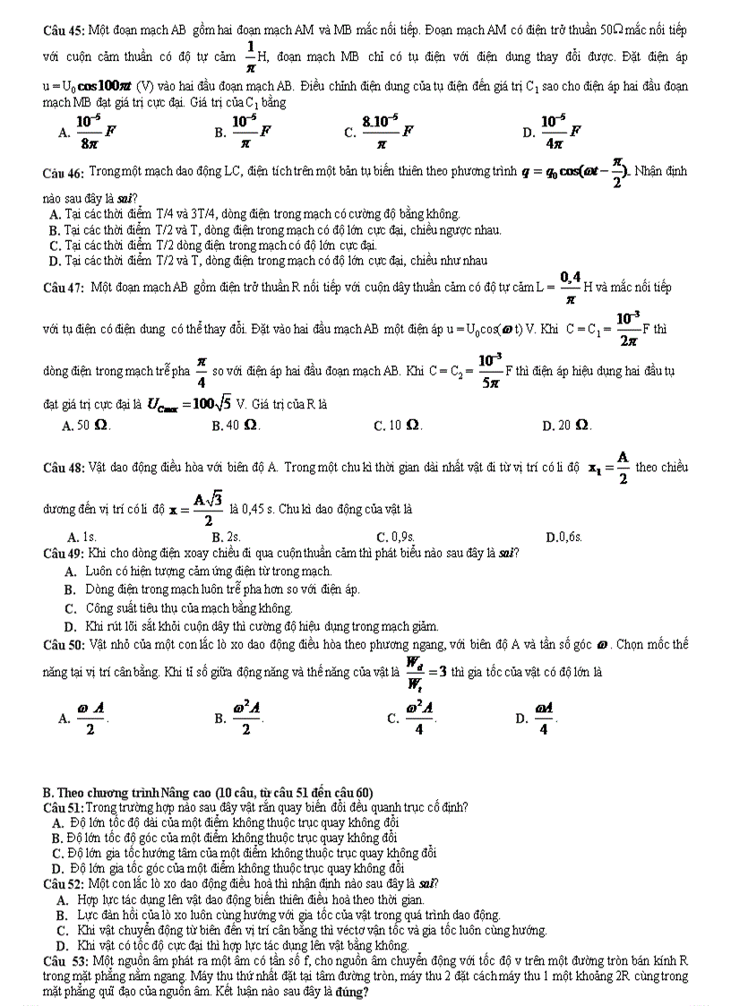 image for page De thi thu dai hoc vat ly 2011 2