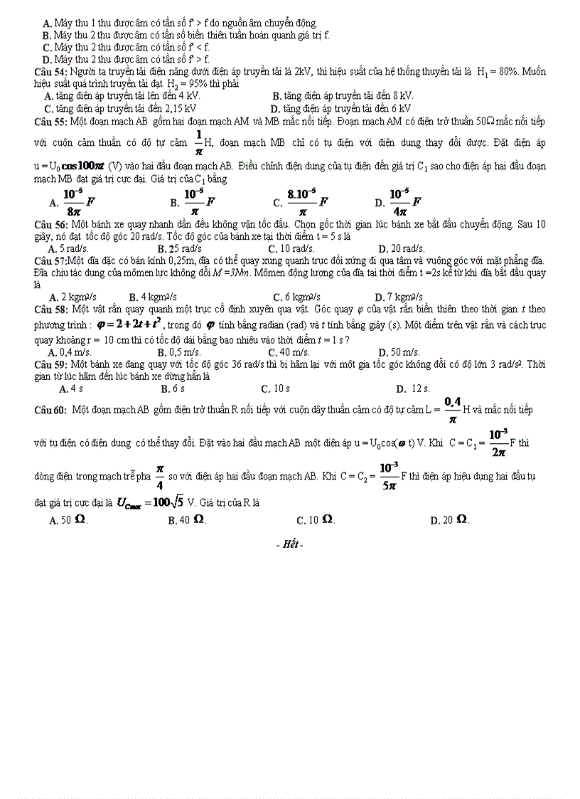 image for page De thi thu dai hoc vat ly 2011 2