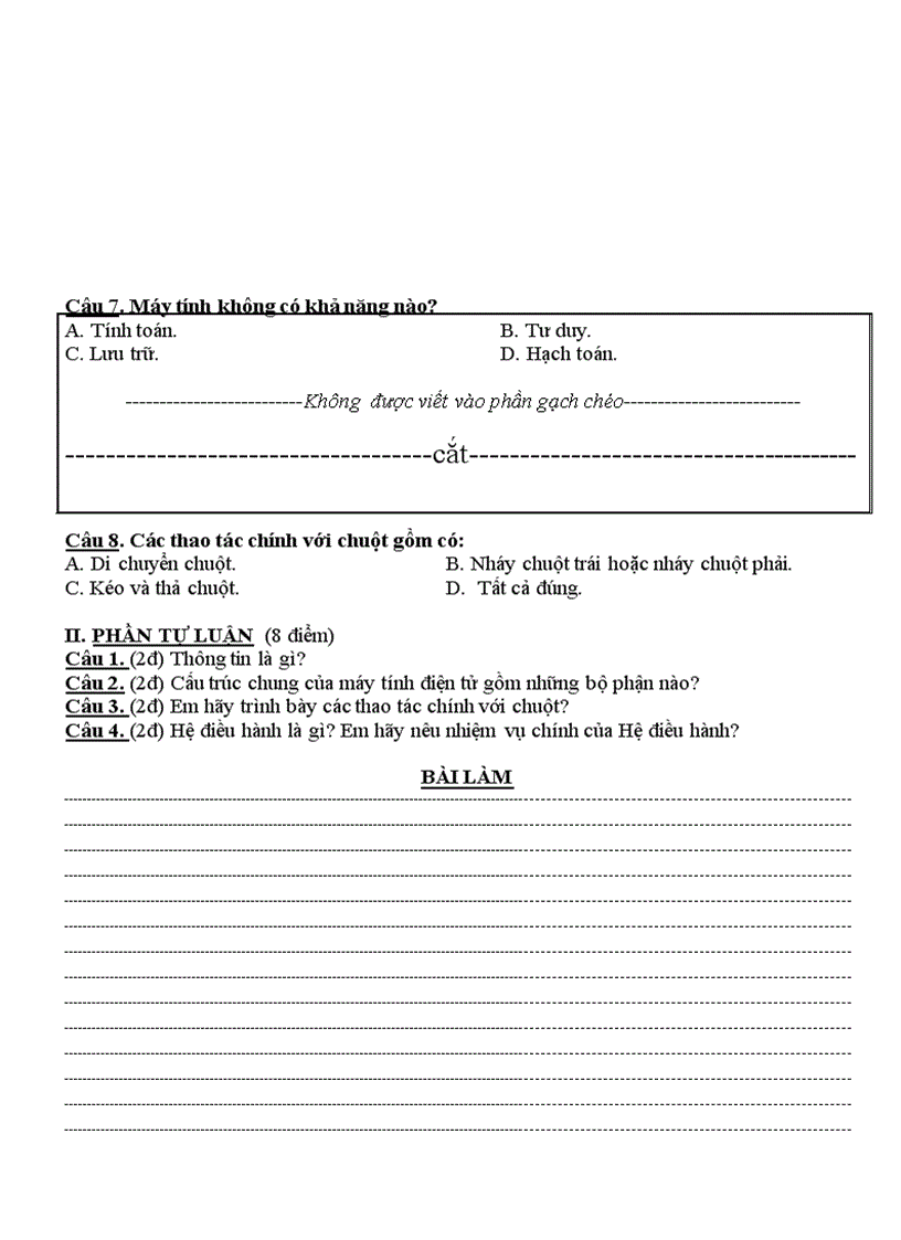 image for page Đề thi tin 6