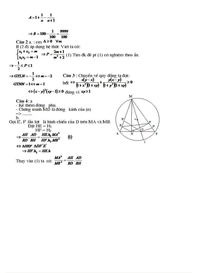 image for page Đề thi vào lớp 10 thpt đề 11