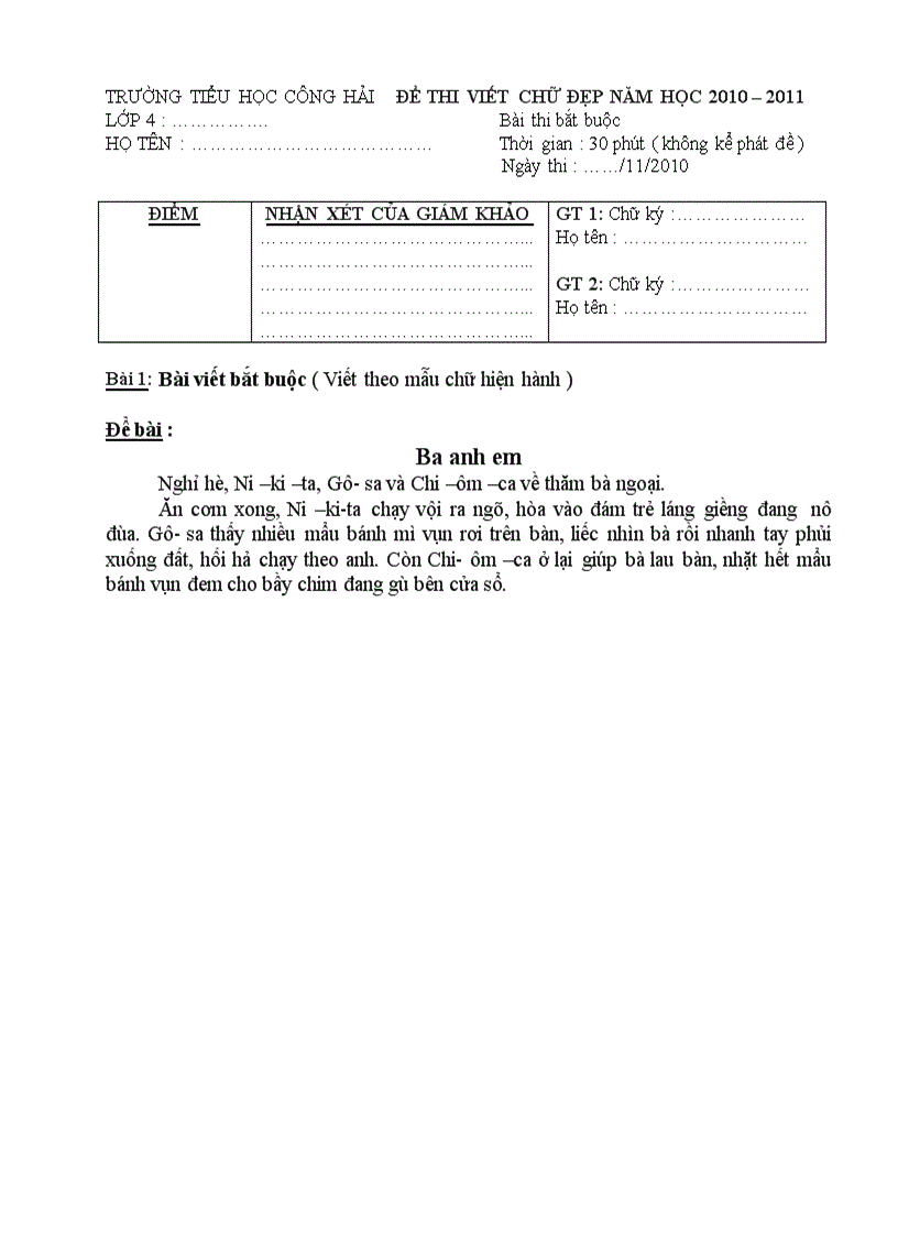 image for page Đề thi vscđ tiểu học