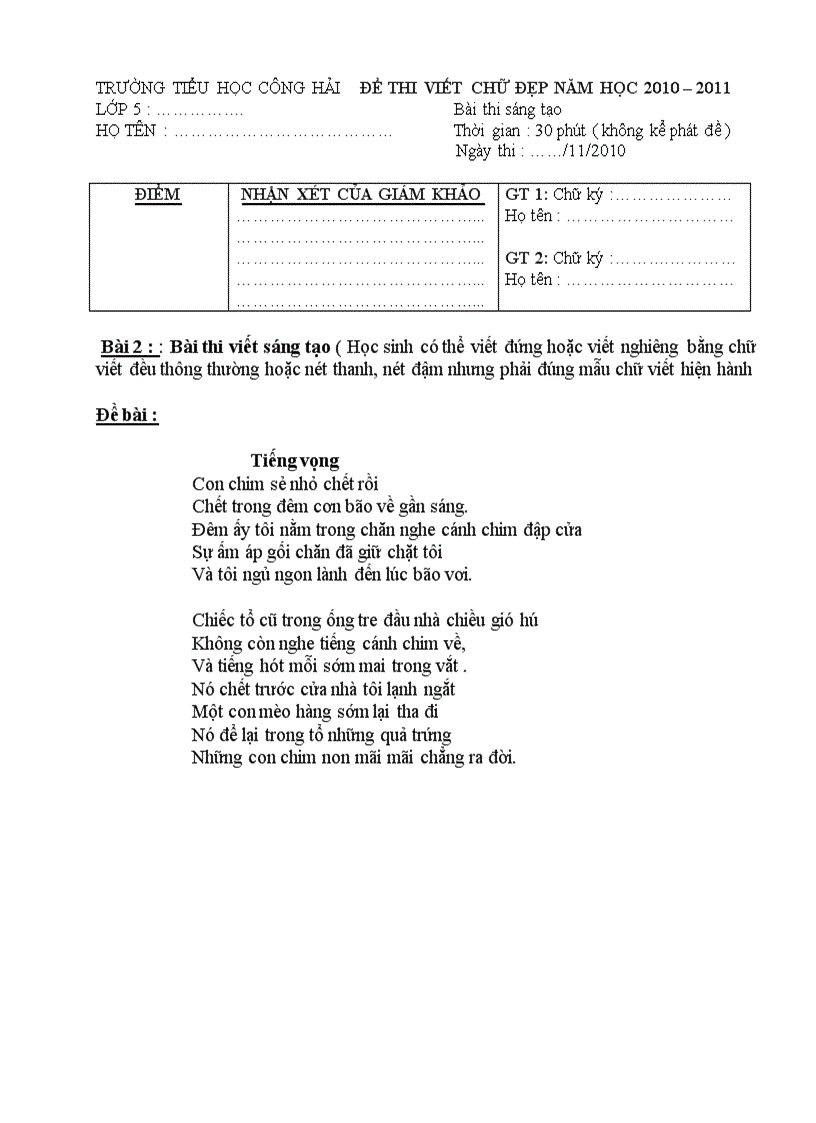 image for page Đề thi vscđ tiểu học