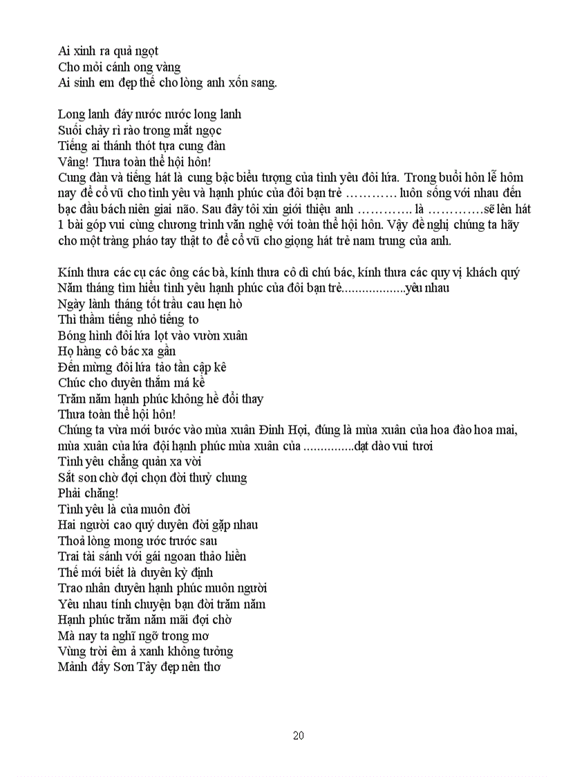 image for page Để trở thành mc