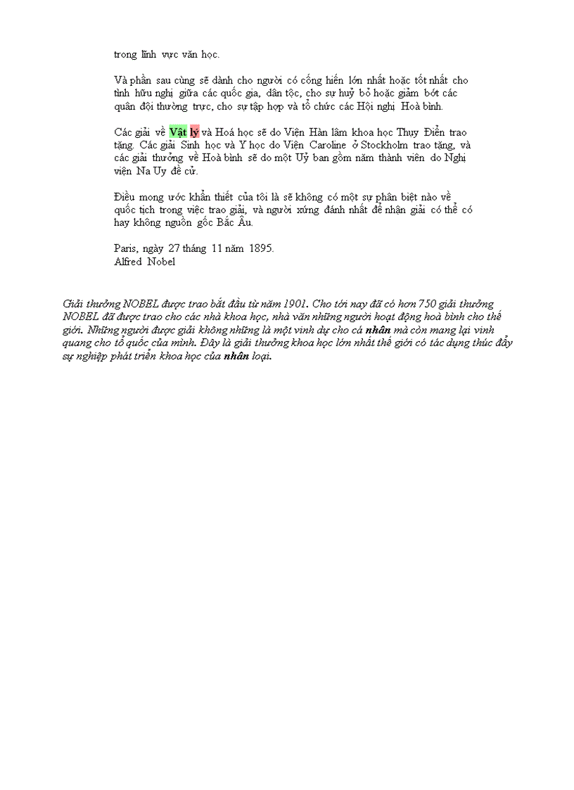 image for page Di chúc giải thưởng Nobel