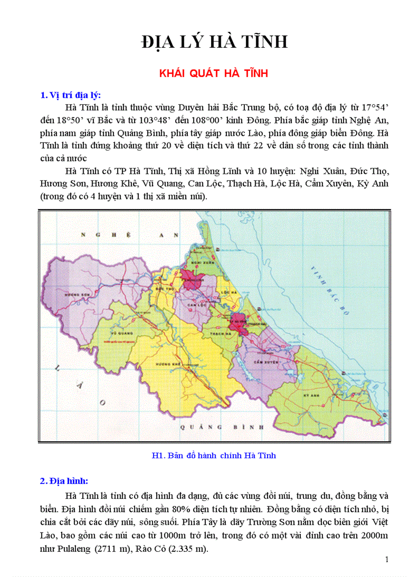 image for page Dia Ly dia phuong Ha Tinh